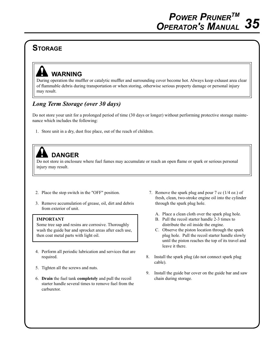 Troubleshooting, Ower, Runer | Perator, Anual | Echo PPT-265S User Manual | Page 35 / 40