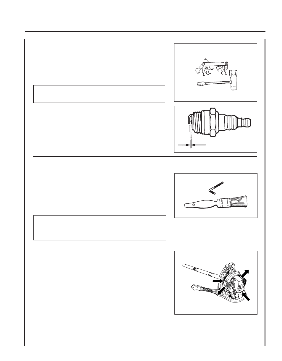 Spark plug, Cooling system | Echo PB-265L User Manual | Page 17 / 24