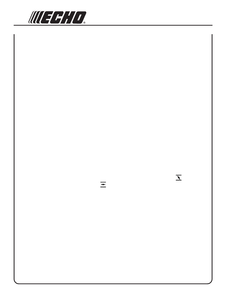 Echo PB-265L User Manual | Page 8 / 24