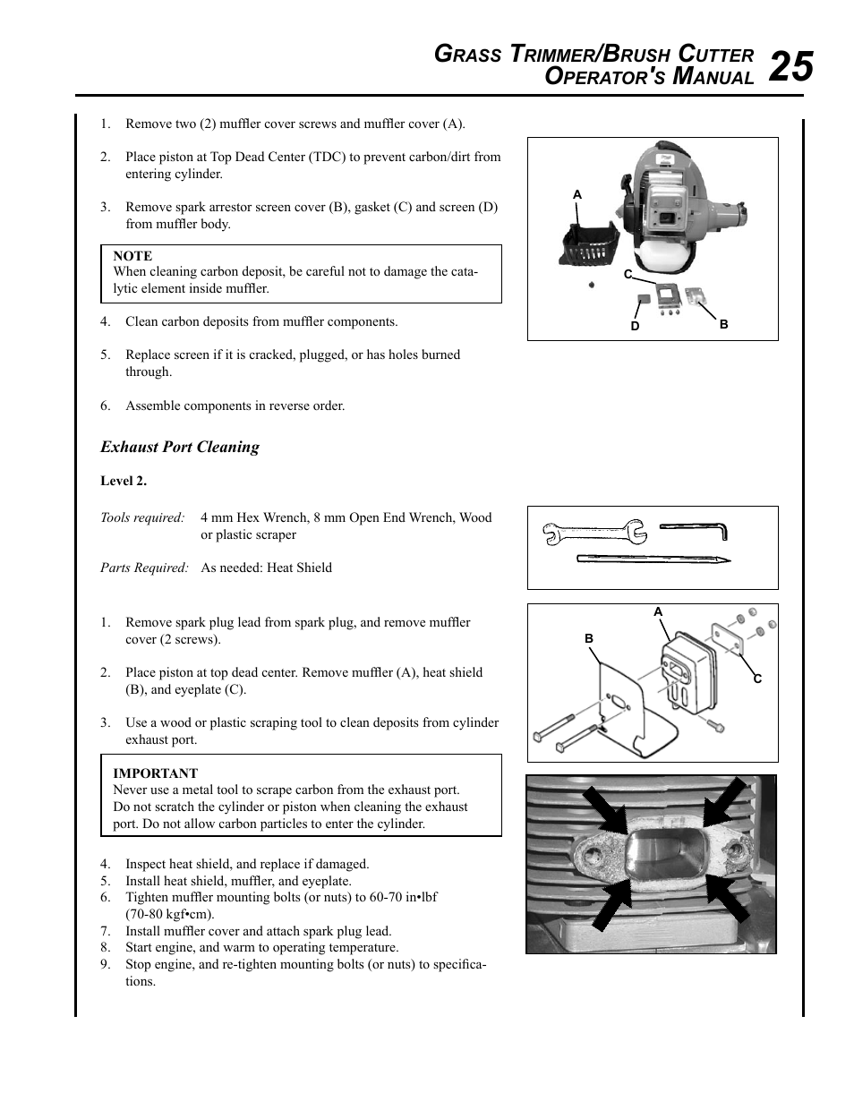 Echo SRM - 265U User Manual | Page 25 / 36