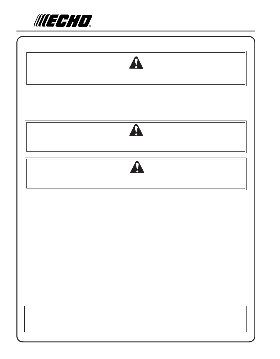 Storage | Echo HC-150 User Manual | Page 26 / 28