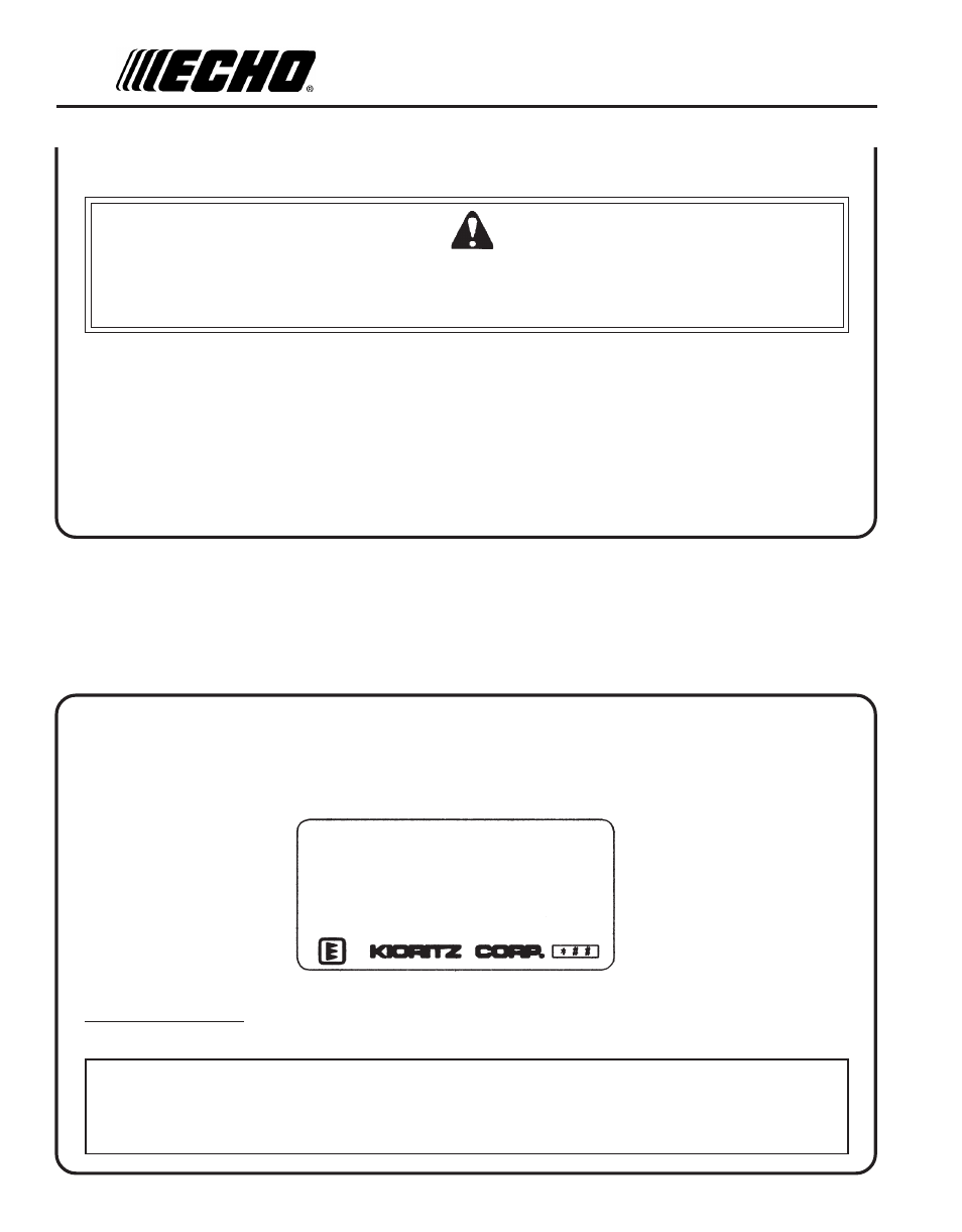 Emission control | Echo HC-150 User Manual | Page 6 / 28