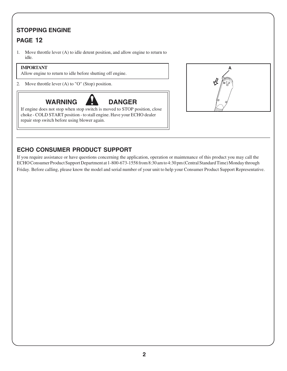 Echo PB-403 User Manual | Page 22 / 23