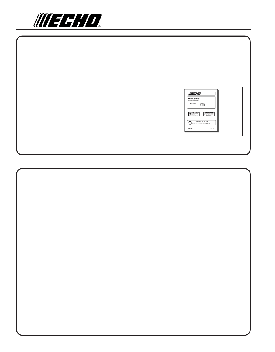 Echo PB-403T User Manual | Page 2 / 28