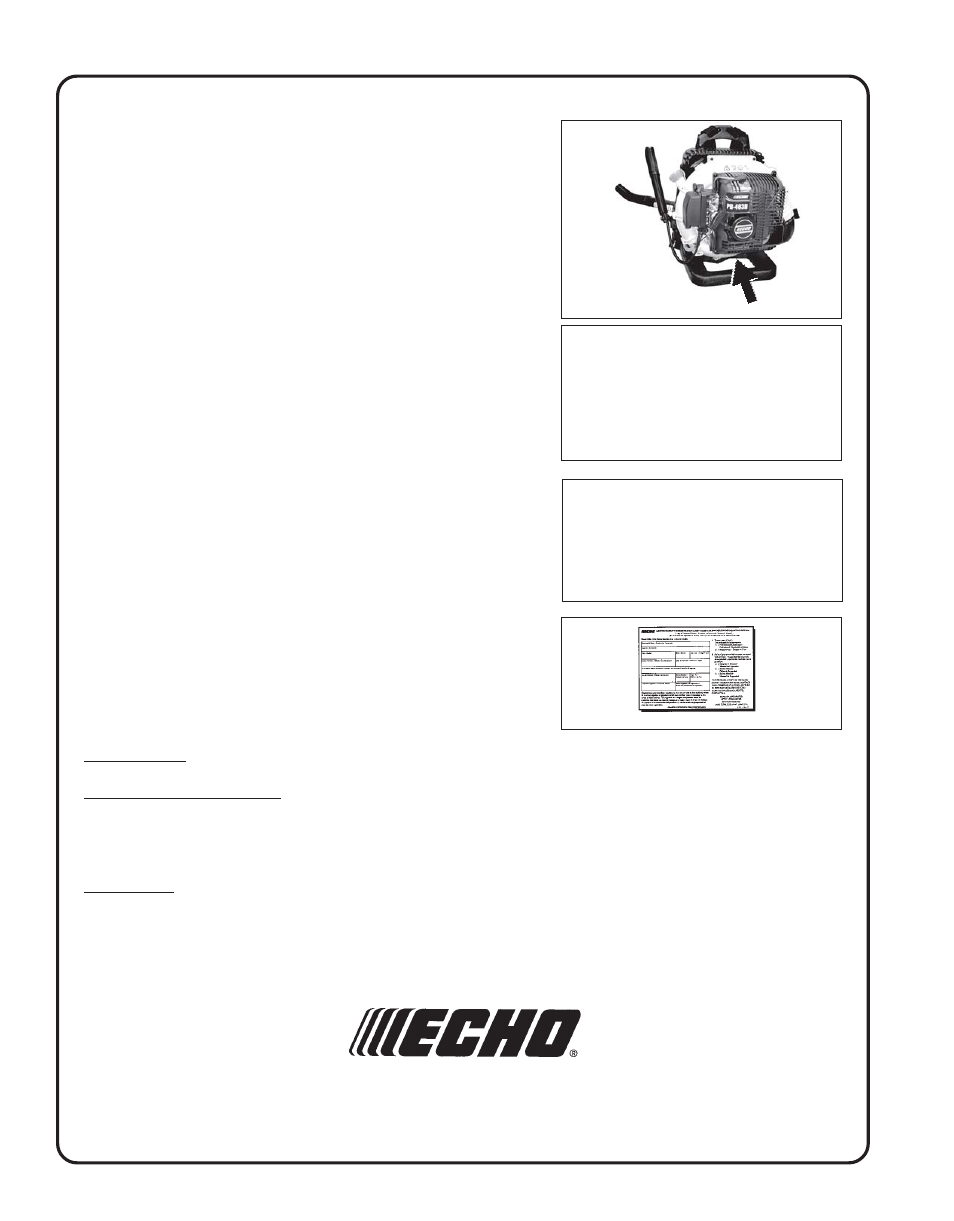 Servicing information | Echo PB-403T User Manual | Page 28 / 28