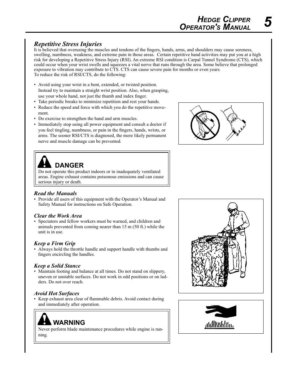 Echo HC-235 User Manual | Page 5 / 32
