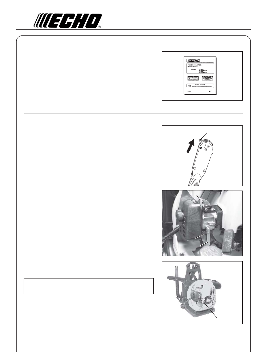 Echo PB-260L User Manual | Page 12 / 24