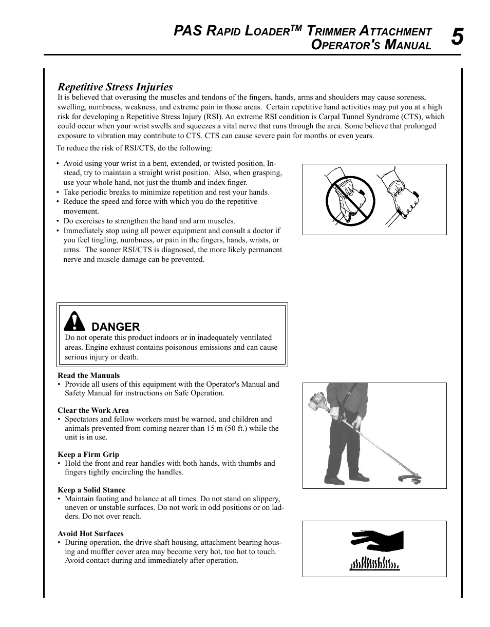 Pas r | Echo 99944200610 User Manual | Page 5 / 16