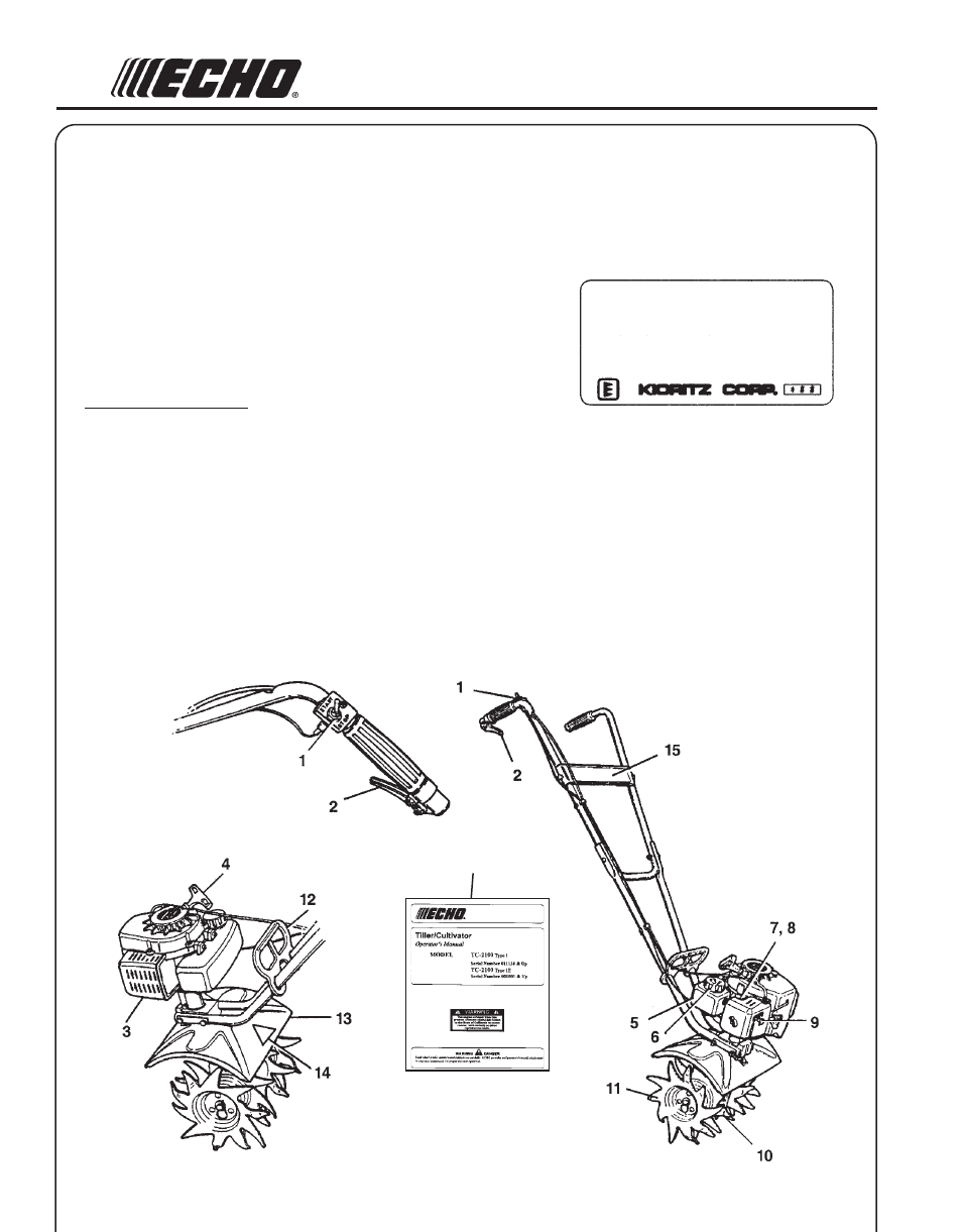 Echo TC-2100 User Manual | Page 8 / 28