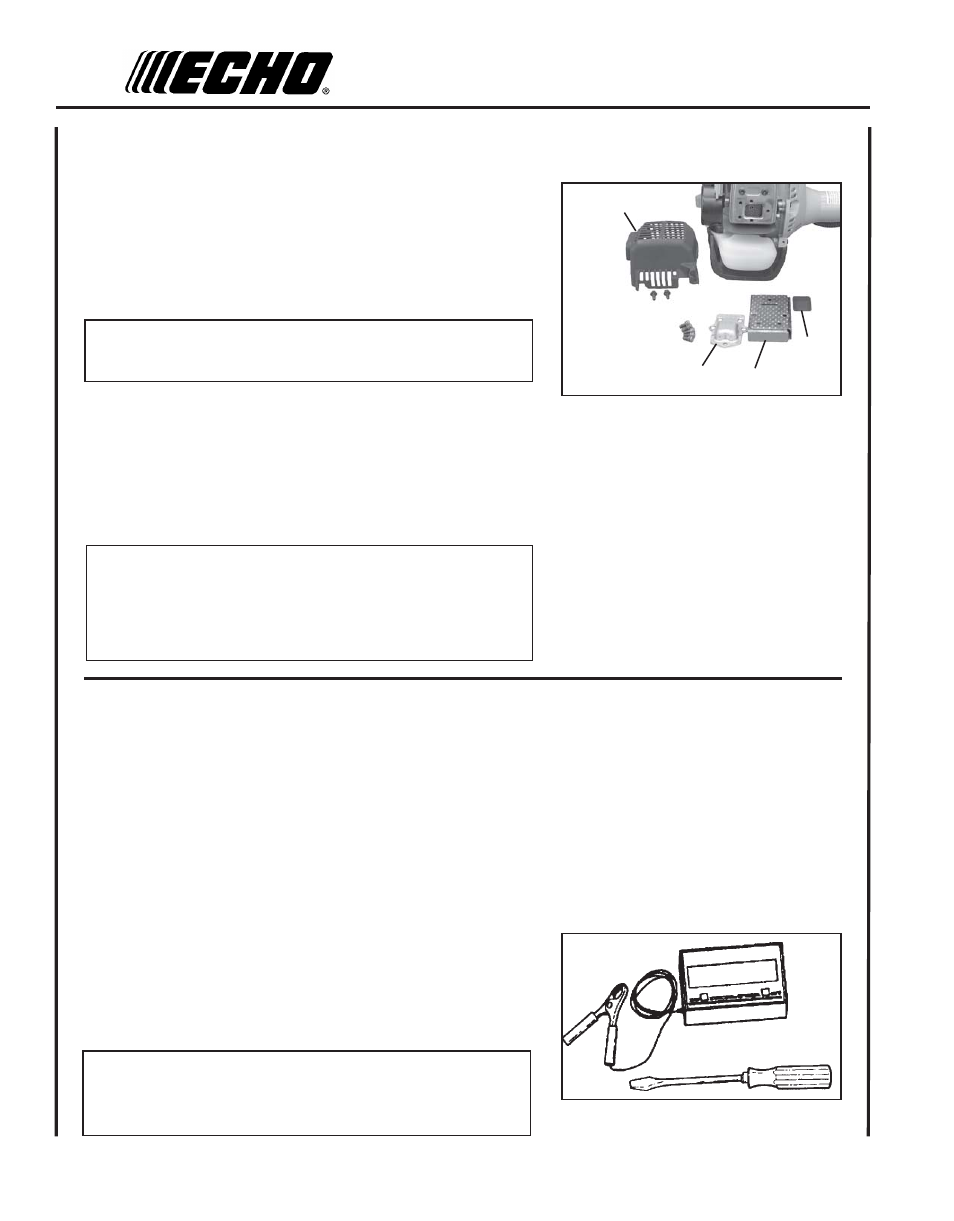 Carburetor adjustment | Echo SRM - 260S User Manual | Page 20 / 28