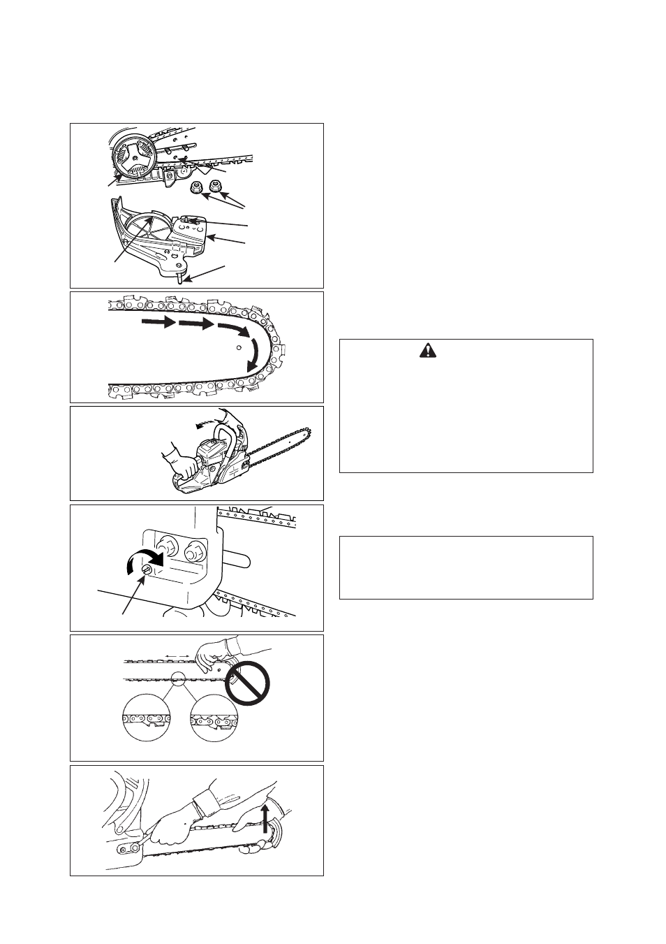Adjusting chain tension | Echo CS-370 User Manual | Page 11 / 32