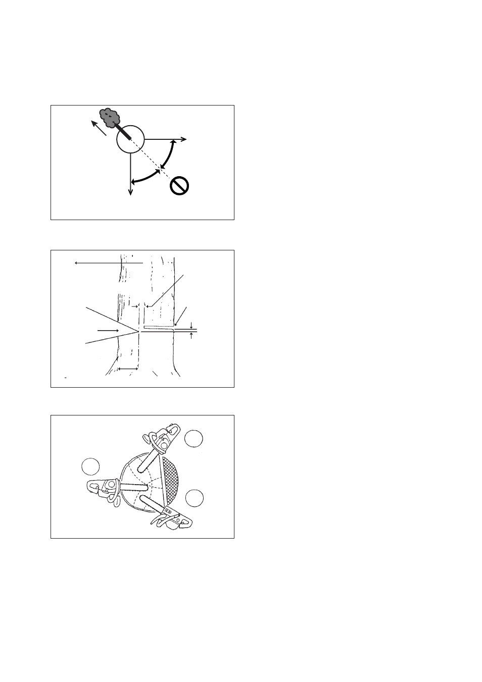 Felling the tree | Echo CS-370 User Manual | Page 17 / 32