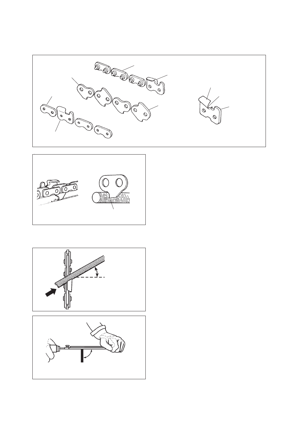 Setting the saw chain, Setting saw chain | Echo CS-370 User Manual | Page 24 / 32