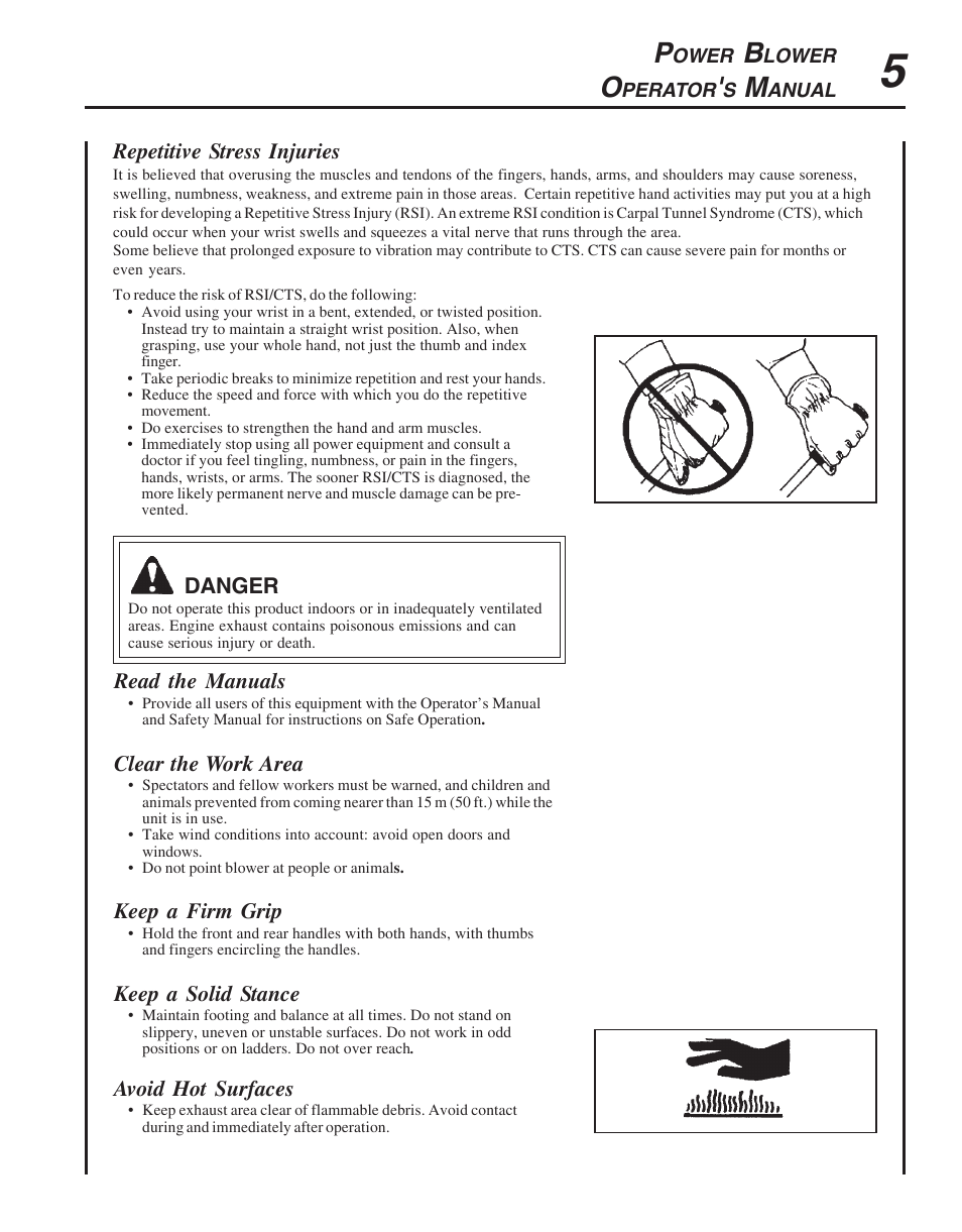 Echo PB-755S H User Manual | Page 5 / 28