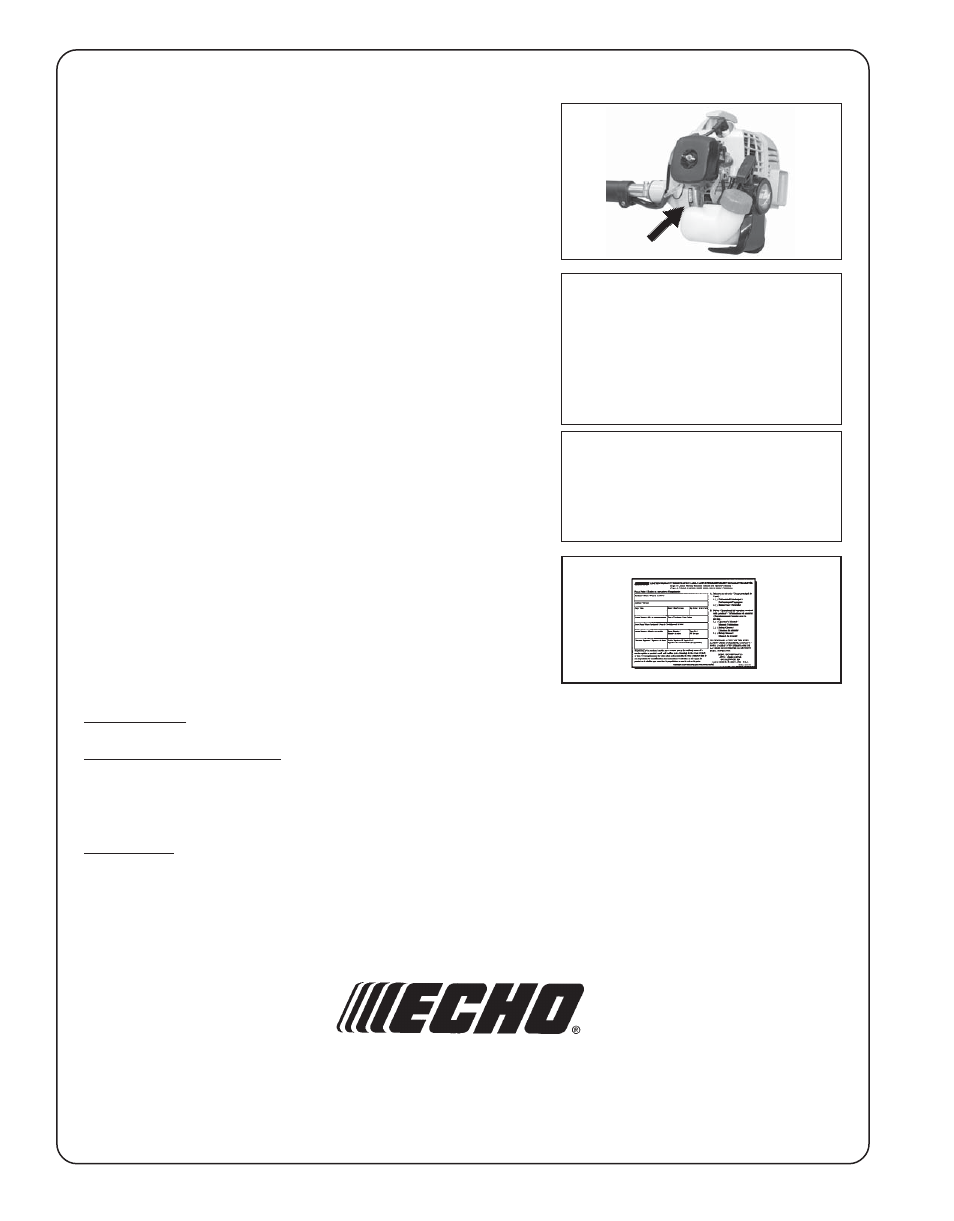 Echo RM-210SB User Manual | Page 32 / 32