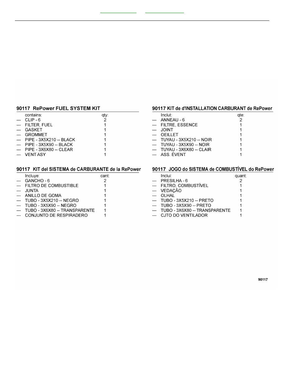 90117 repower fuel system kit | Echo SRM-225U User Manual | Page 52 / 62