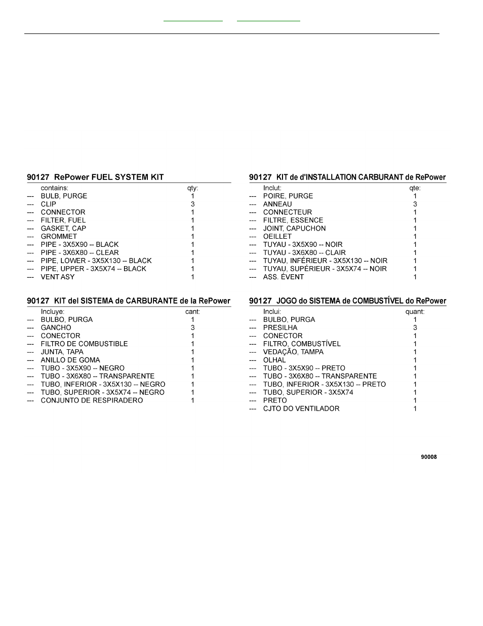 90127 repower fuel system kit | Echo SRM-225U User Manual | Page 54 / 62