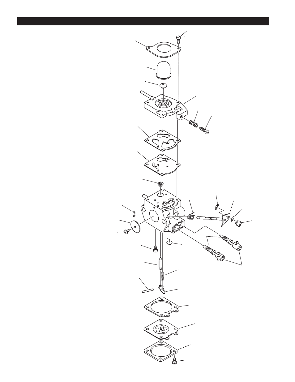 Carburetor -- wt-424a -- s/n 001001-562999, Carburetor -- wt-424a -- s/n 001001-501557 | Echo SRM-2410 User Manual | Page 20 / 23