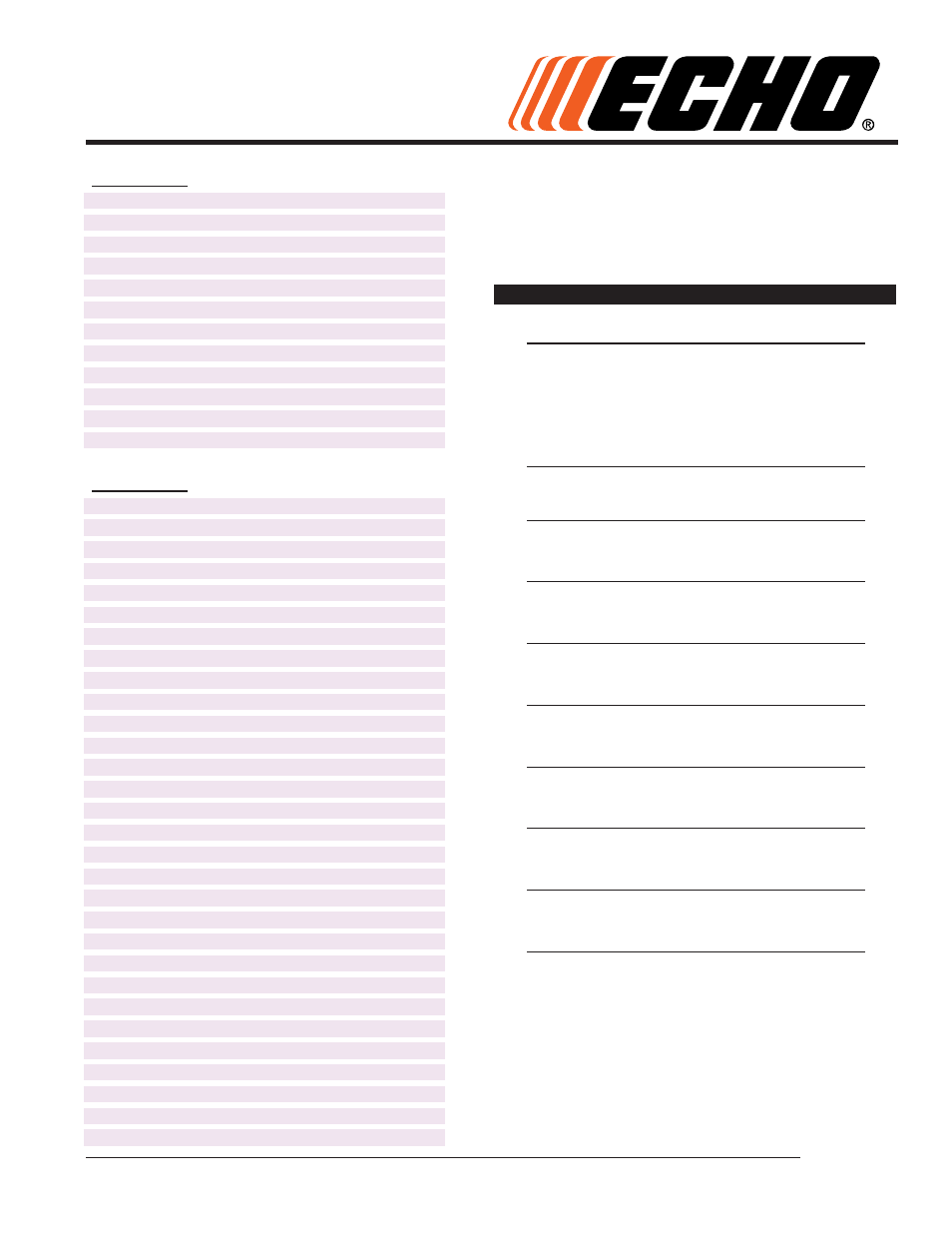 Echo PAS-261 User Manual | 25 pages