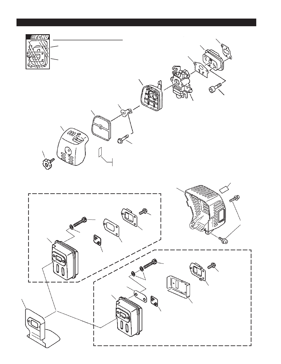 Intake, exhaust | Echo PAS-261 User Manual | Page 10 / 25