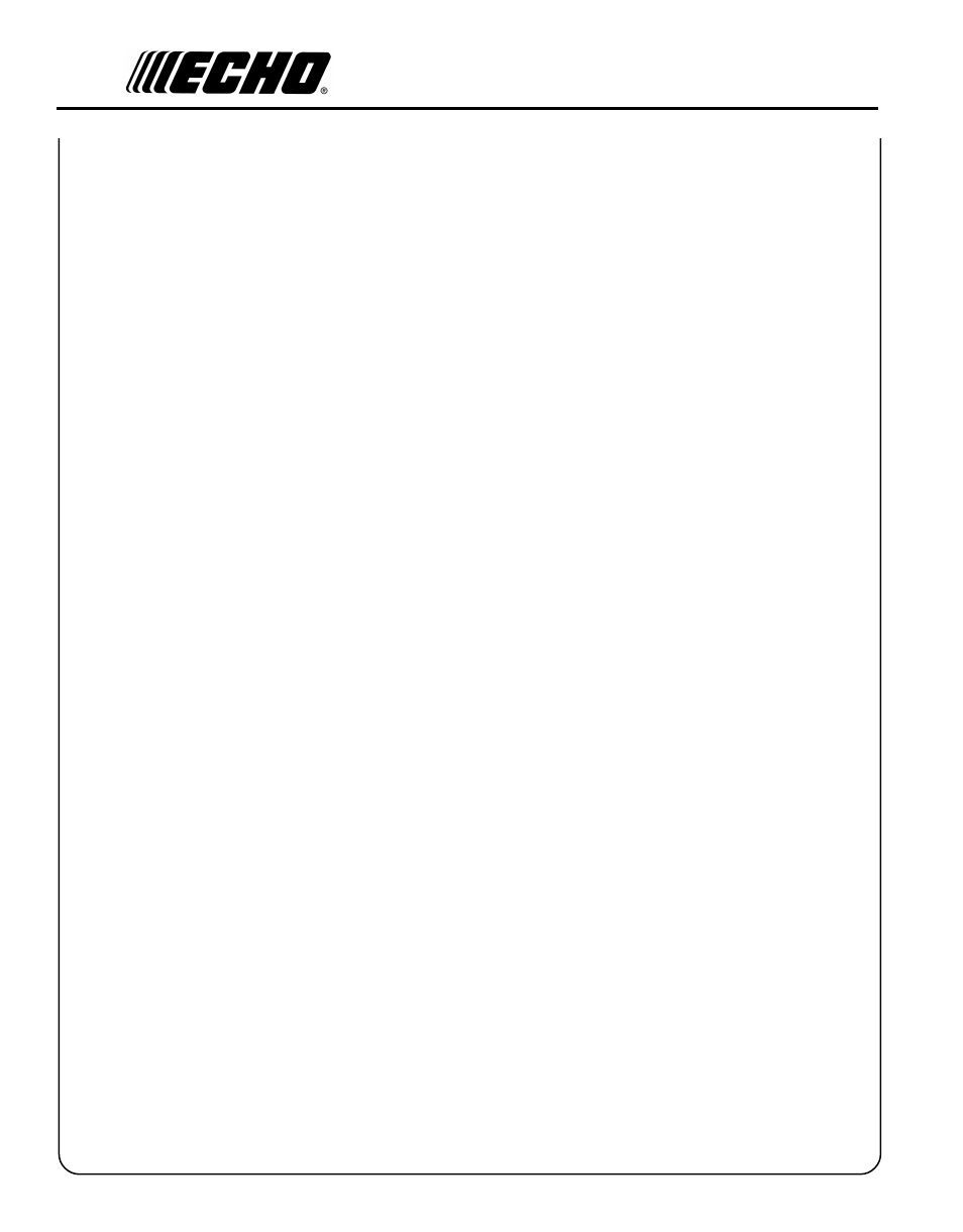 Echo SRM-2100SB  EN User Manual | Page 10 / 33