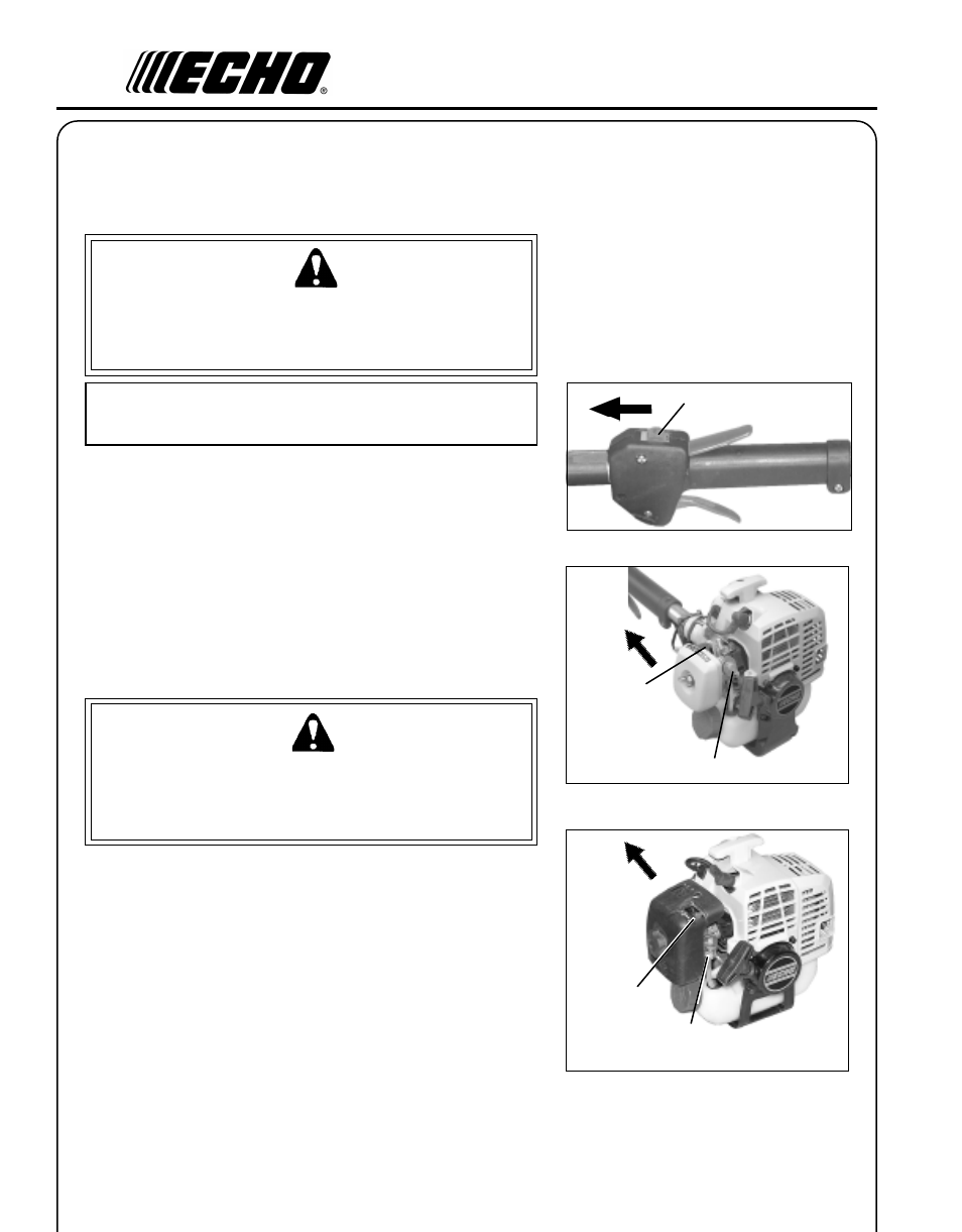 Echo SRM-2100SB  EN User Manual | Page 18 / 33