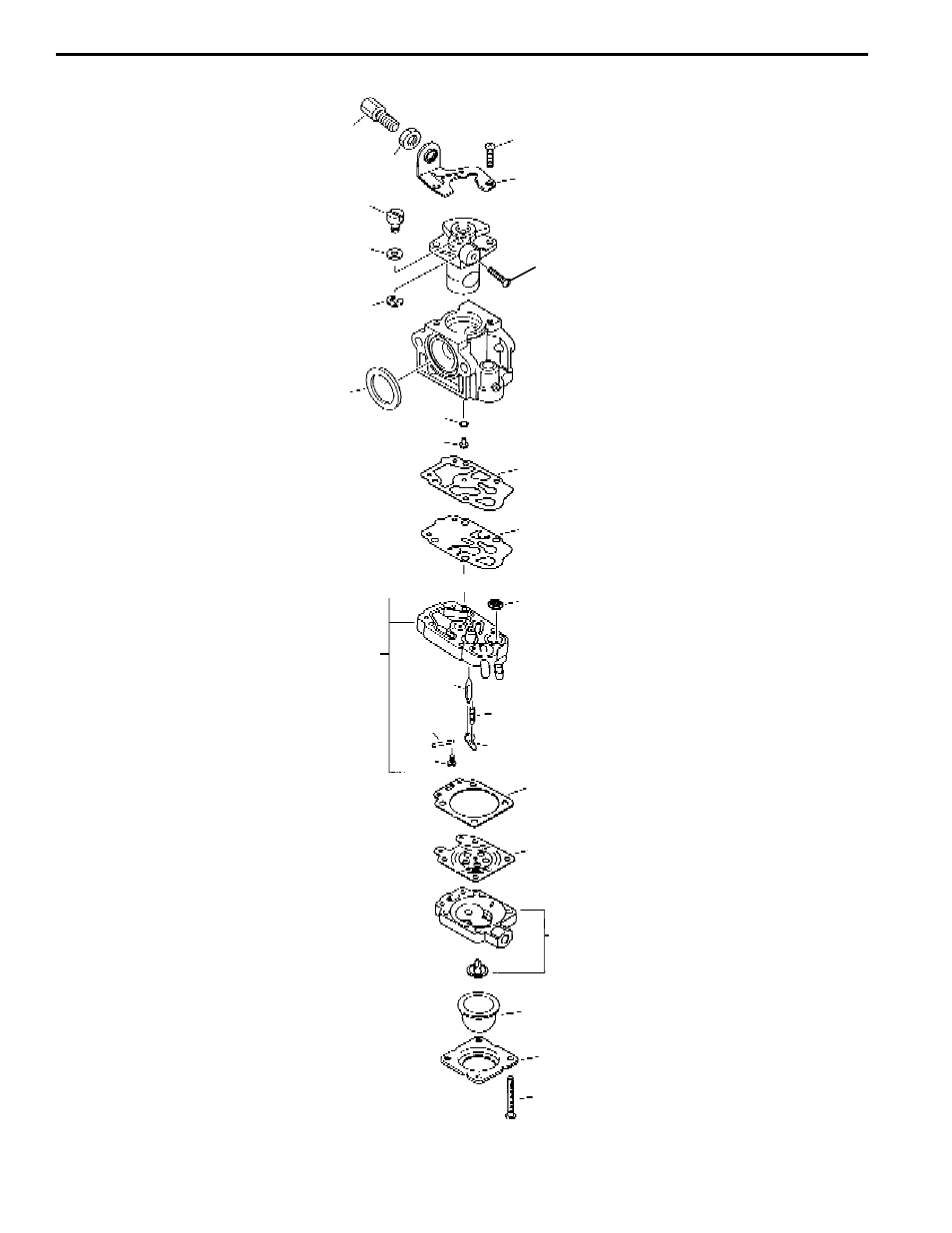 Carburetor -- wyj-192 | Echo SRM - 2610 User Manual | Page 12 / 13