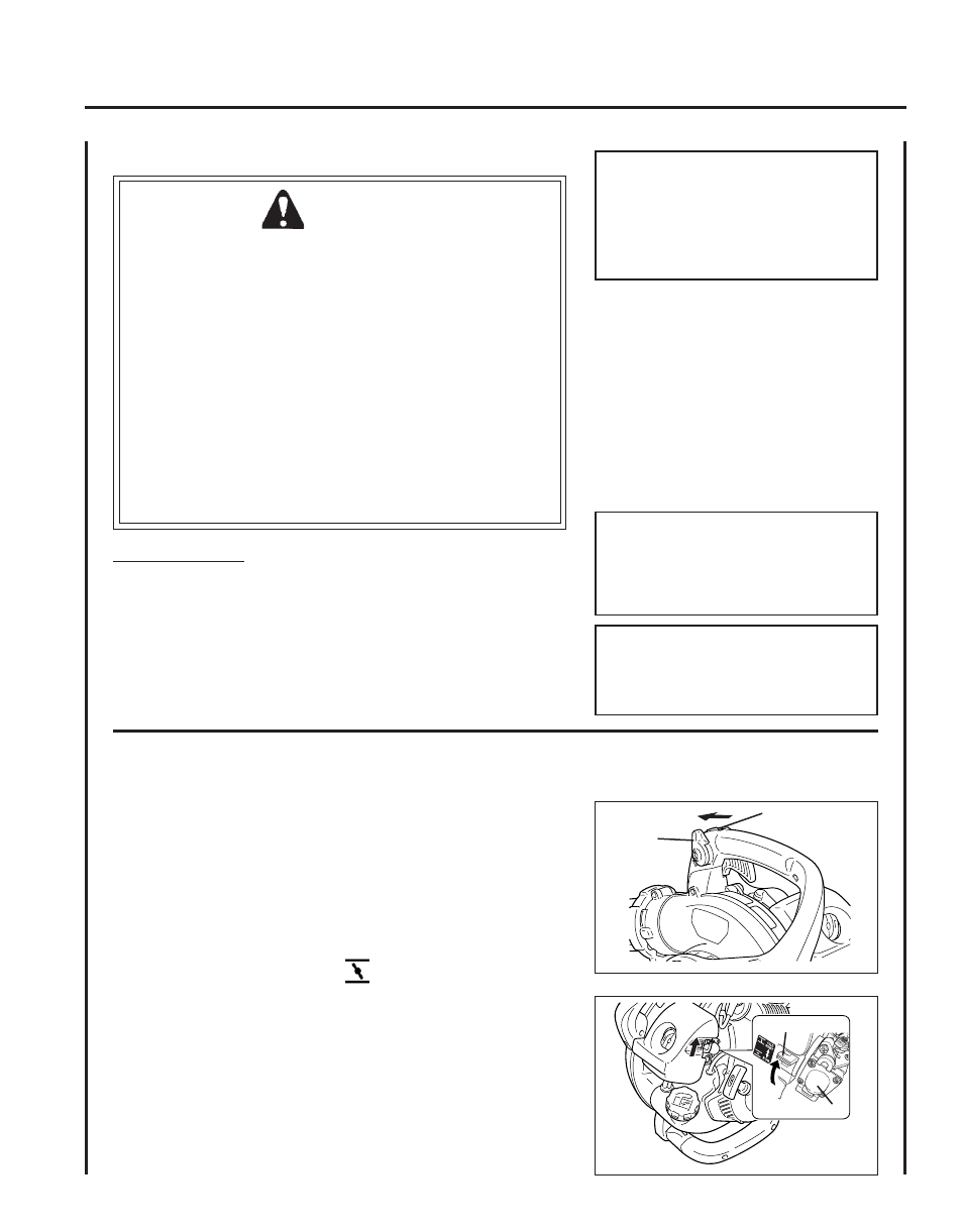Starting cold engine | Echo PB-251 User Manual | Page 11 / 24
