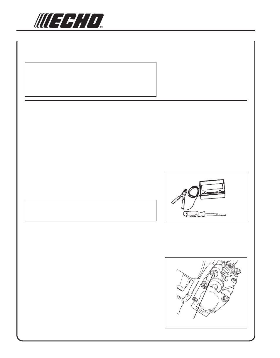 Carburetor adjustment | Echo PB-251 User Manual | Page 18 / 24