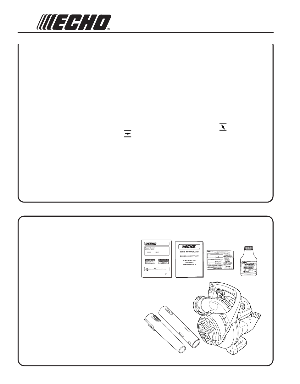 Echo PB-251 User Manual | Page 8 / 24
