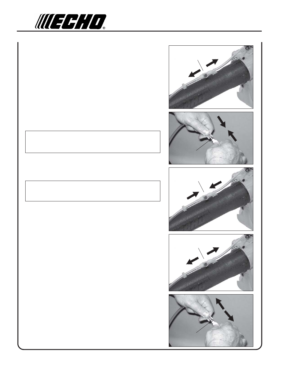 Stopping procedure | Echo YARD SHIELD SYSTEM 99944200300 User Manual | Page 12 / 16