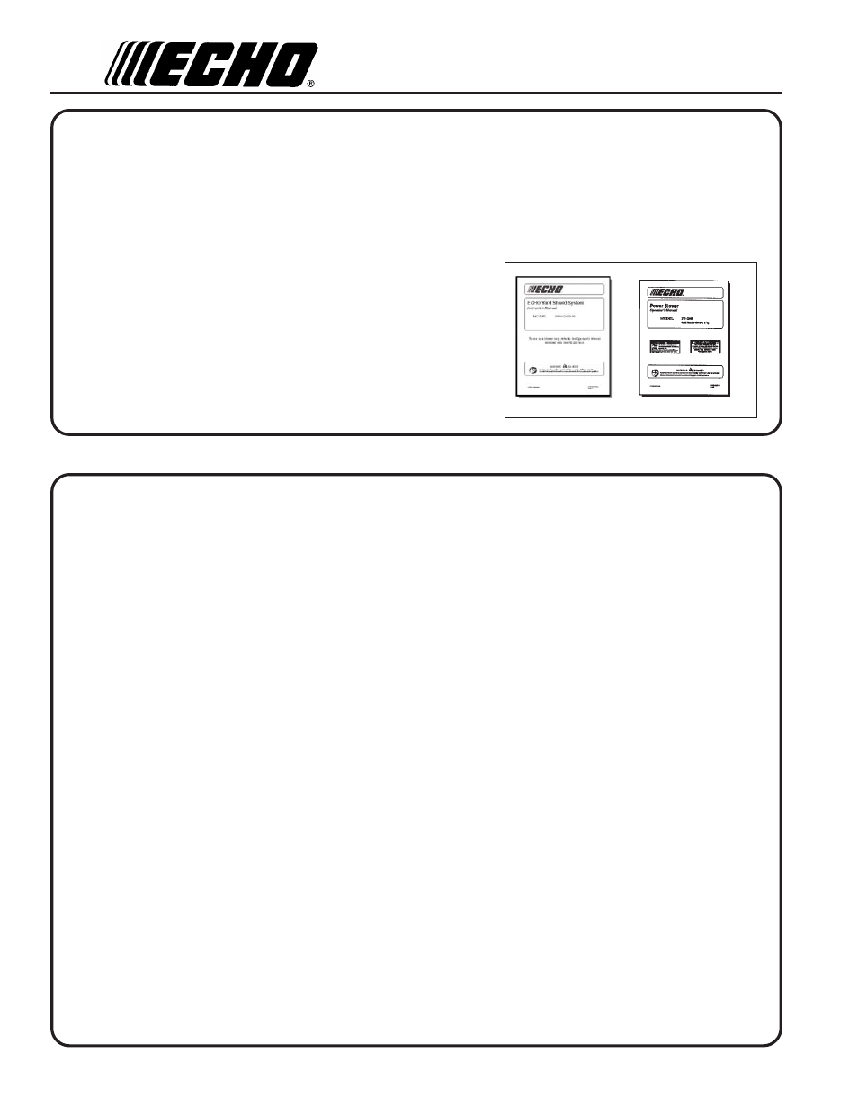 Echo YARD SHIELD SYSTEM 99944200300 User Manual | Page 2 / 16