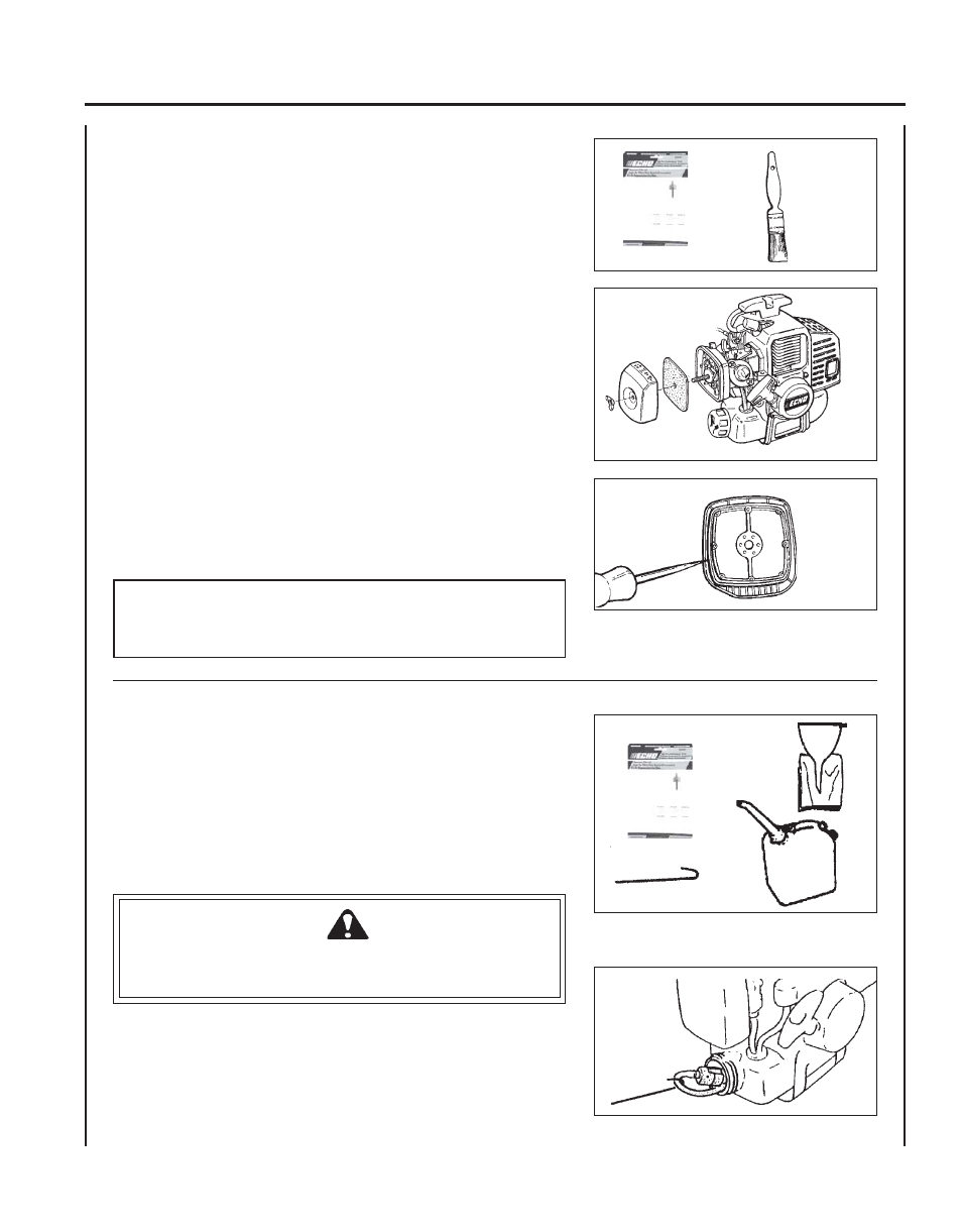 Echo HCA-2400 User Manual | Page 25 / 36