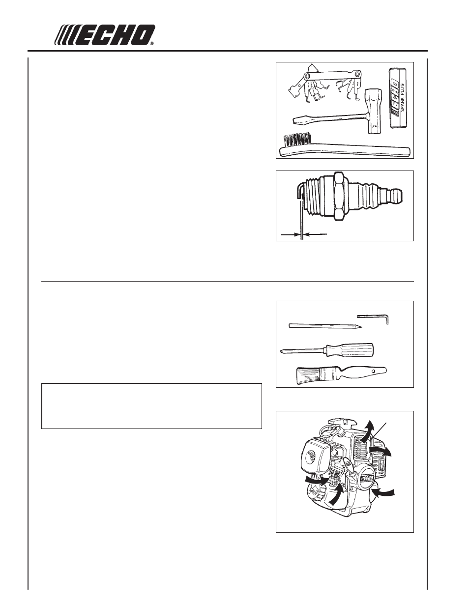 Echo HCA-2400 User Manual | Page 26 / 36