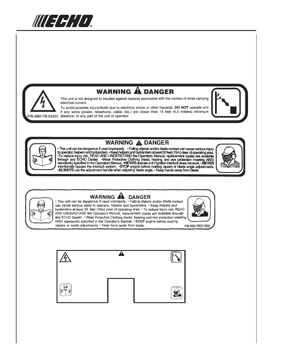 Echo HCA-2400 User Manual | Page 4 / 36