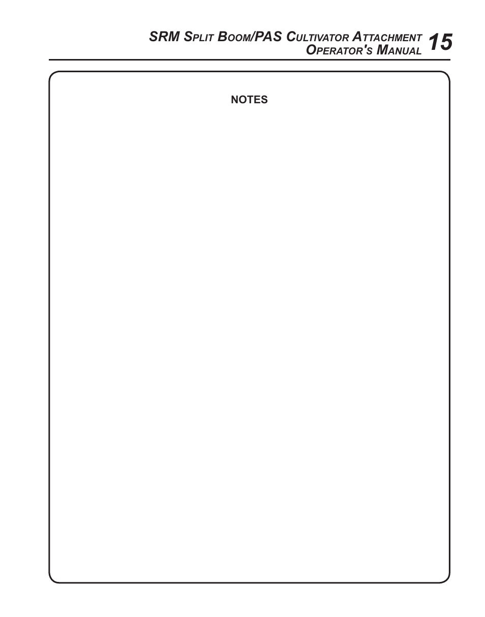 Echo CULTIVATOR PRO ATTACHMENT 99944200513 User Manual | Page 15 / 16