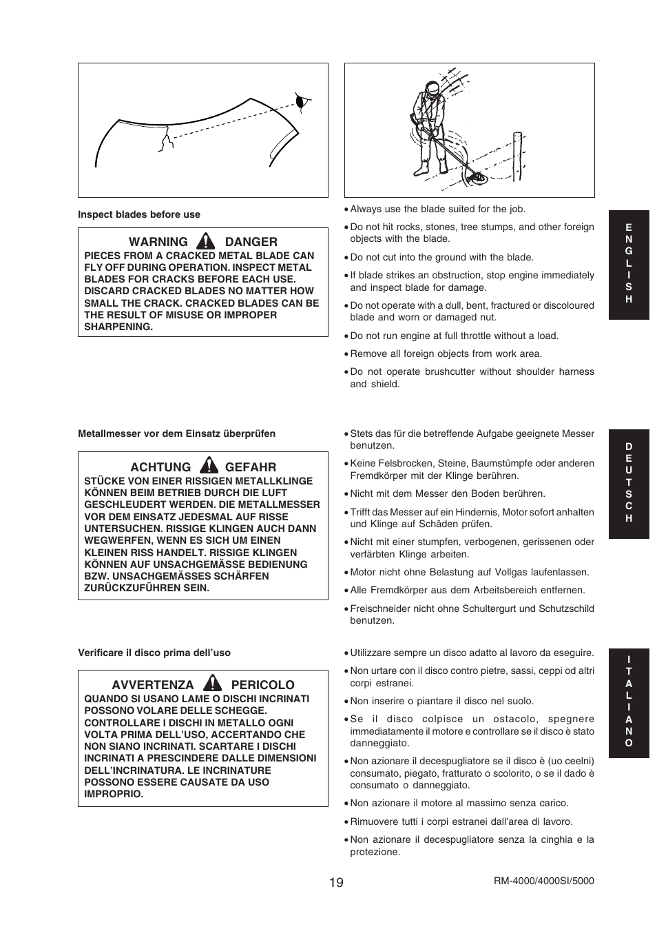 Echo RM-4000SI User Manual | Page 19 / 68