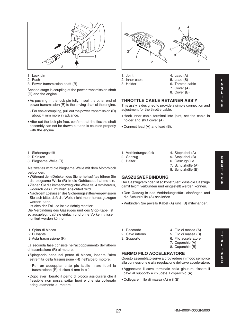 Echo RM-4000SI User Manual | Page 27 / 68