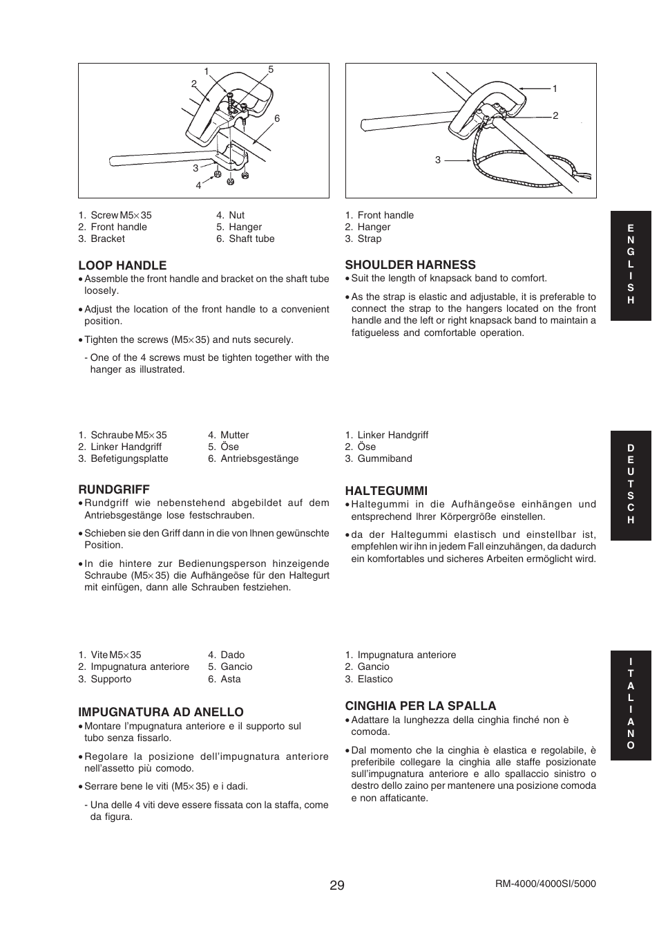 Echo RM-4000SI User Manual | Page 29 / 68