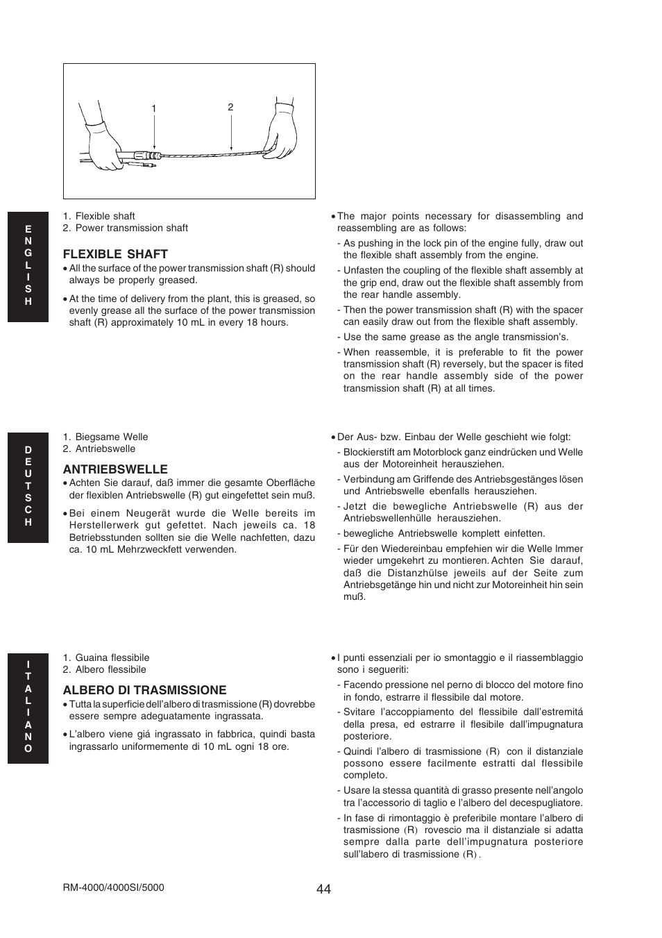 Echo RM-4000SI User Manual | Page 44 / 68