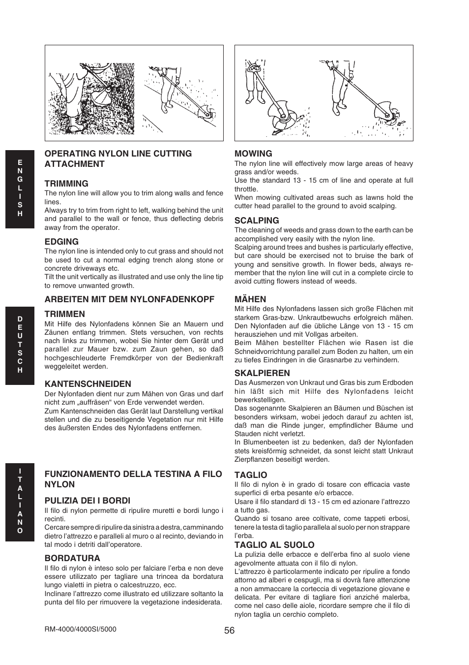 Echo RM-4000SI User Manual | Page 56 / 68