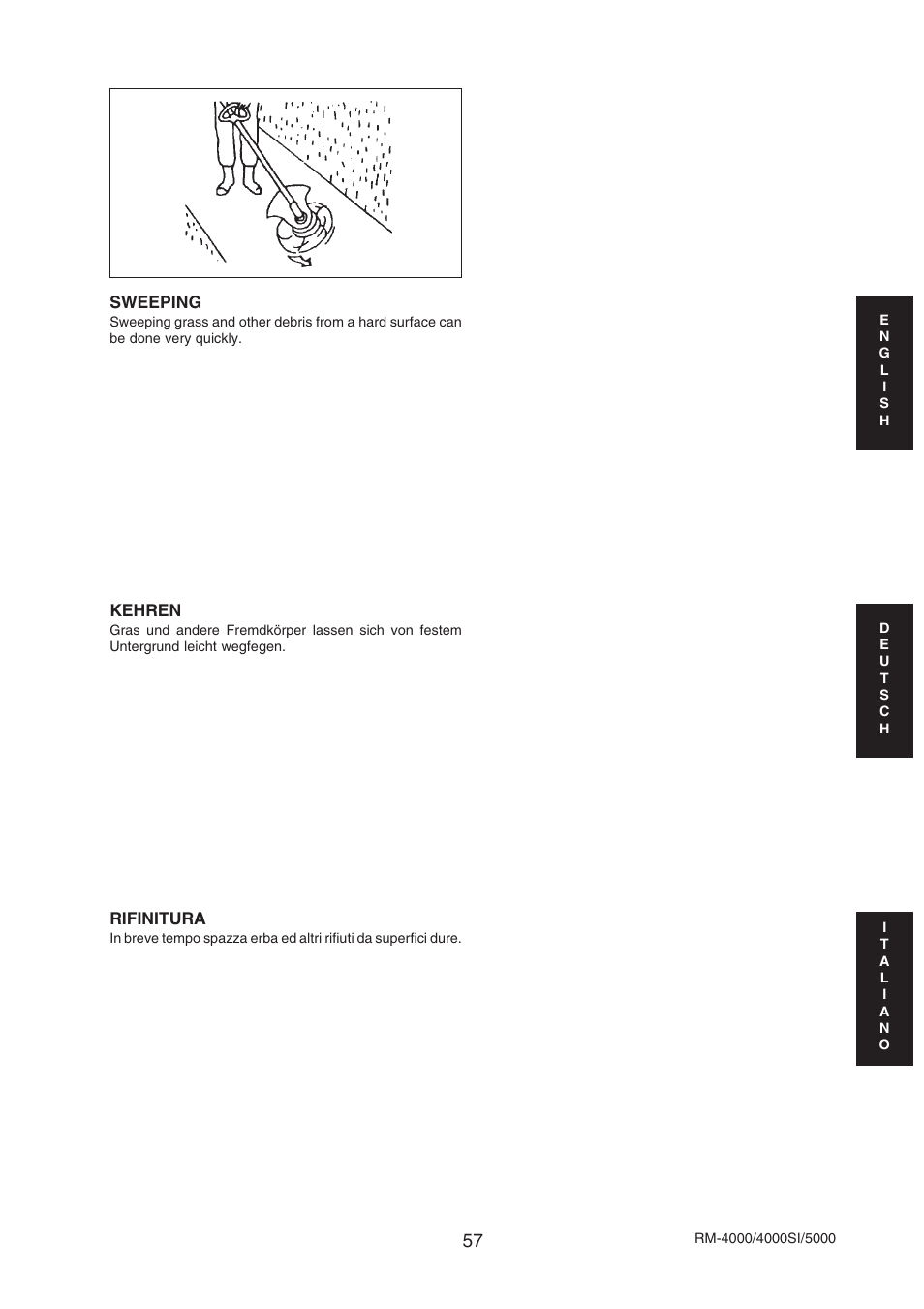 Echo RM-4000SI User Manual | Page 57 / 68