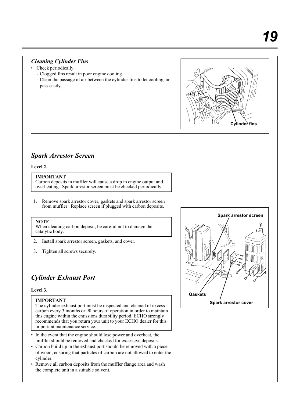 Echo X750-006 User Manual | Page 19 / 24