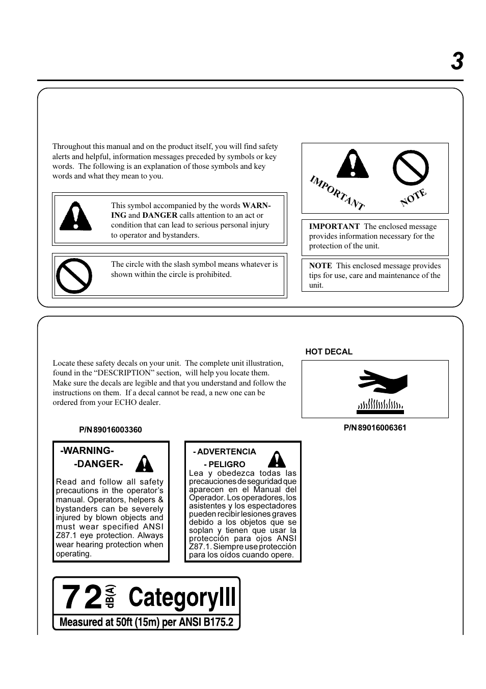 Echo X750-006 User Manual | Page 3 / 24