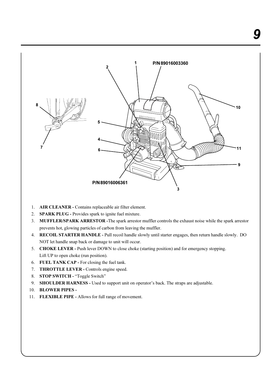 Echo X750-006 User Manual | Page 9 / 24