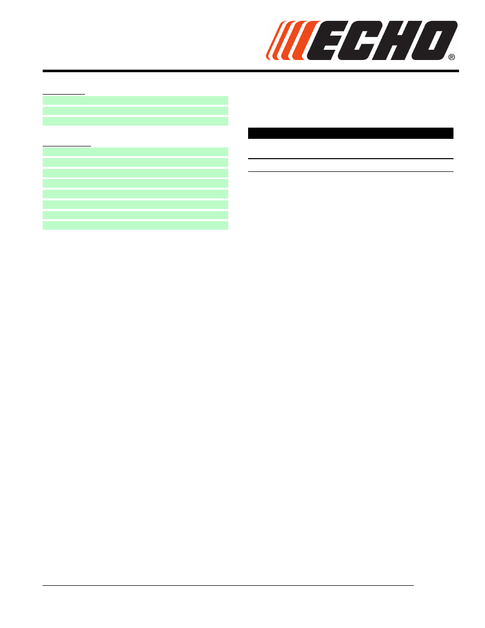 Echo SRM-265T User Manual | 44 pages