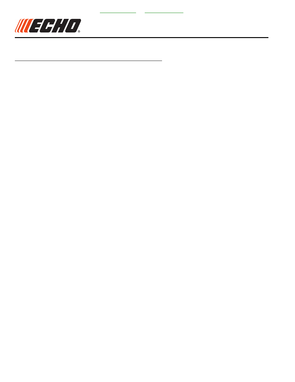 Echo SRM-265T User Manual | Page 2 / 44