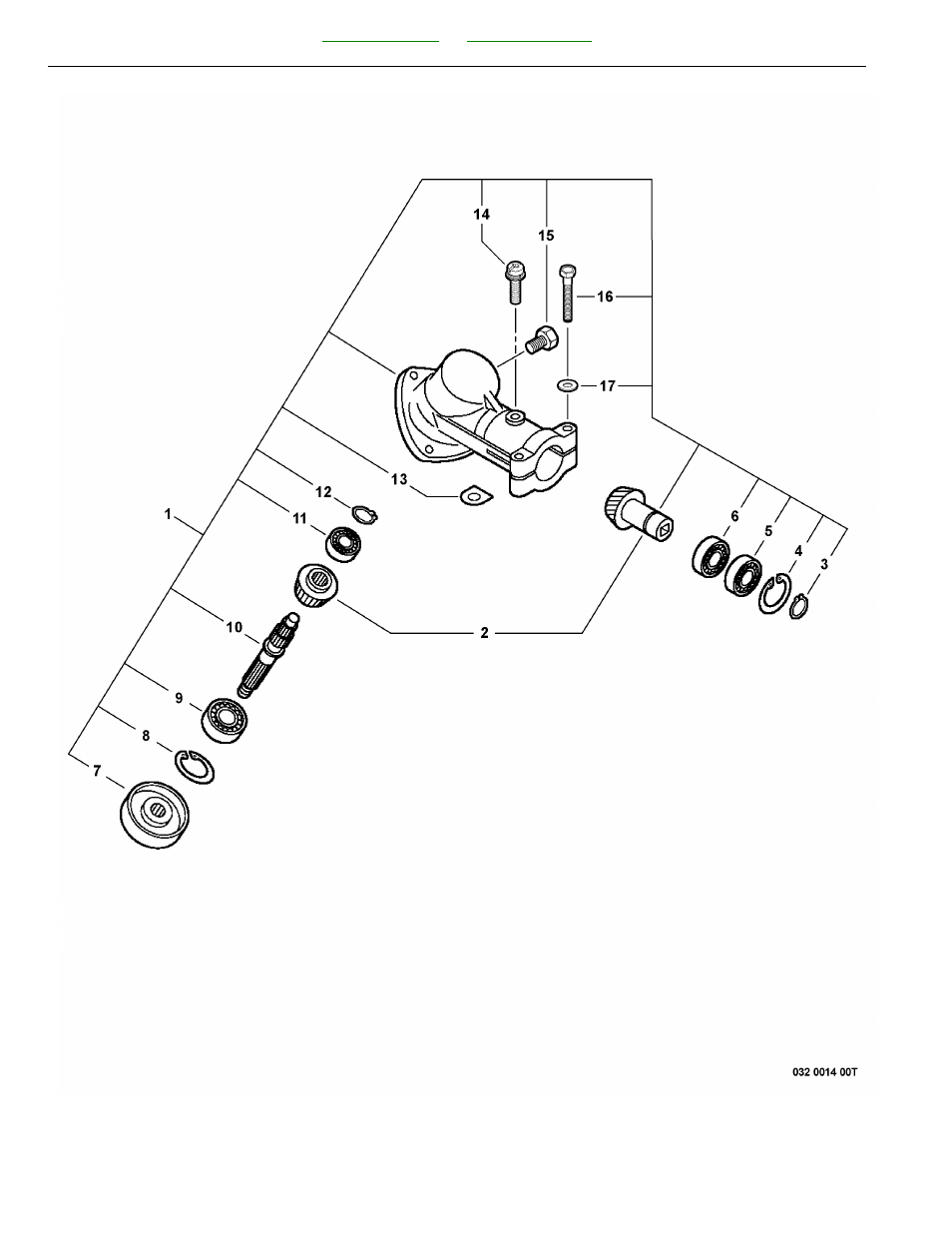 Gear case | Echo SRM-265T User Manual | Page 26 / 44