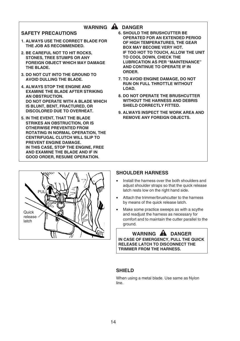 Echo SRM-400U User Manual | Page 14 / 22
