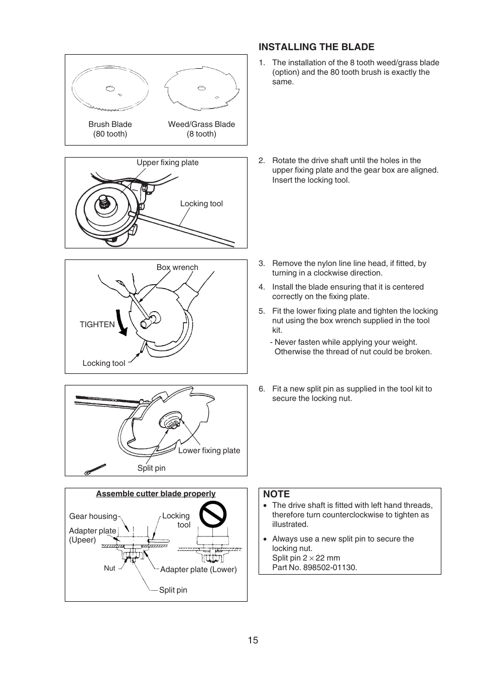 Echo SRM-400U User Manual | Page 15 / 22